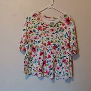 Time and Tru XXXL Flowered T-Shirt